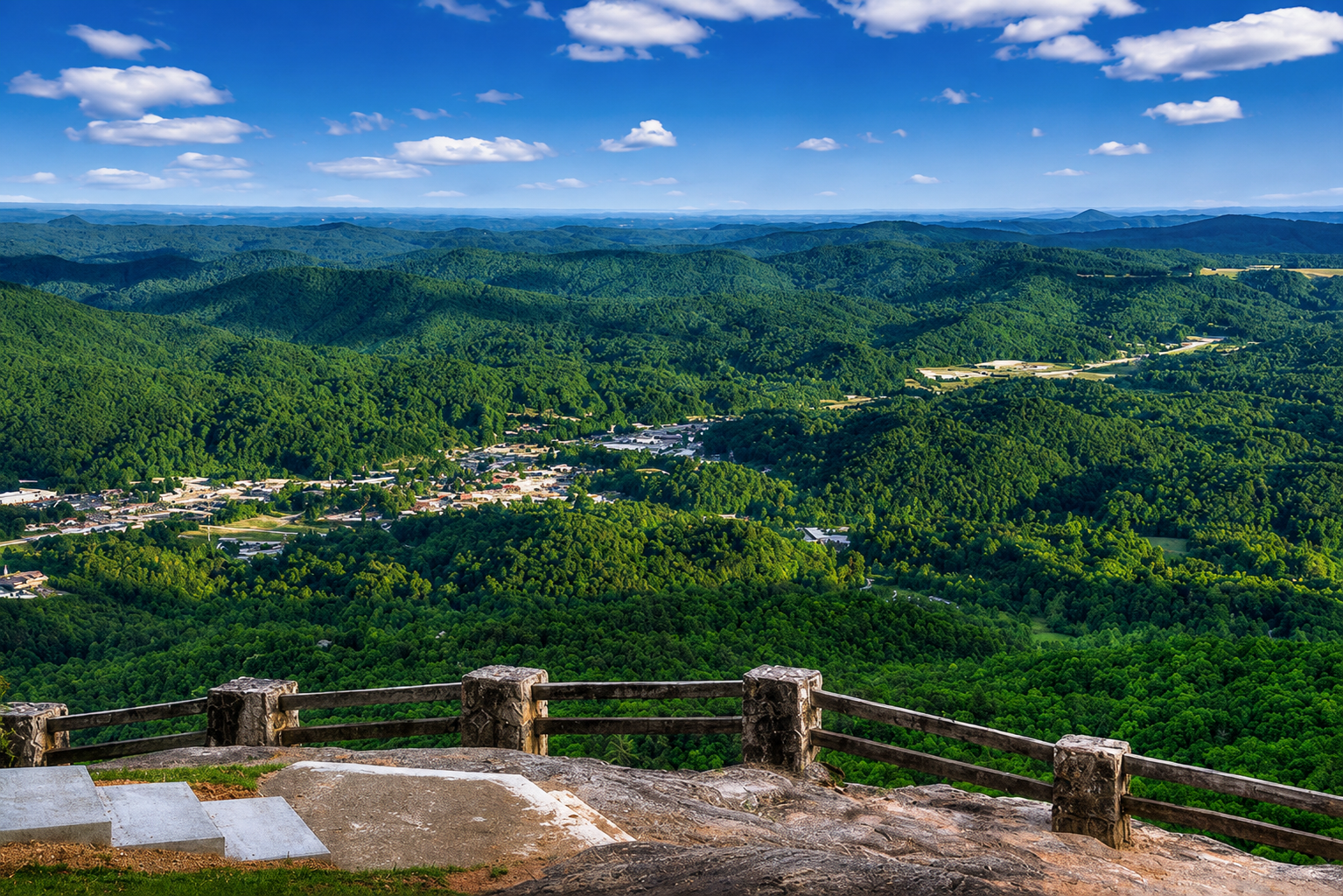Black Rock Mountain State Park near Clayton, Georgia