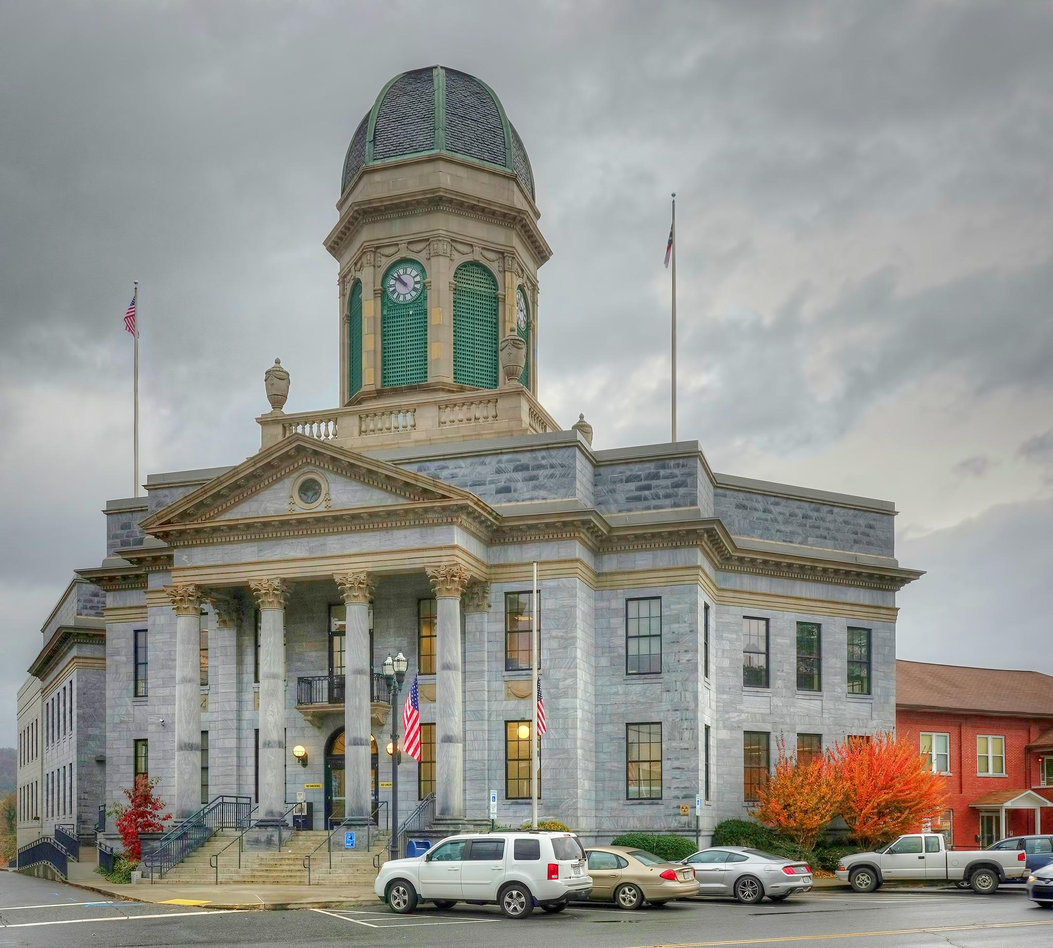 Historic Cherokee County Courthouse in Murphy, North Carolina